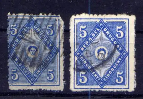 (218) Uruguay Nr.54 I + II          O  gestempelt 