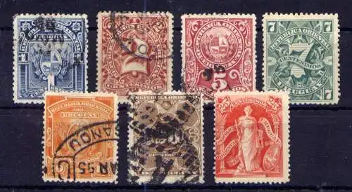 (227) Uruguay Nr.89/96          O  gestempelt + (*)  ohne Gummierung
