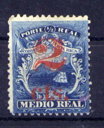 (152) Costa Rica Nr.6          (*)  ohne Gummierung