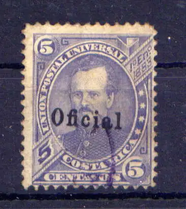 (161) Costa Rica Dienst Nr.3          O  gestempelt