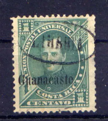 (166) Costa Rica Guancaste Nr.1 a          O  gestempelt