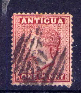 (001)  Antigua Nr.5          O  gestempelt