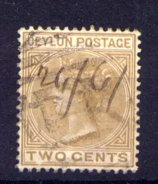 (159) Ceylon Nr.58               O  gestempelt