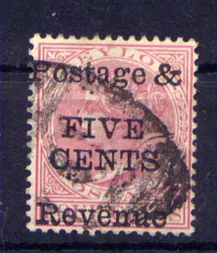 (162) Ceylon Nr.65               O  gestempelt