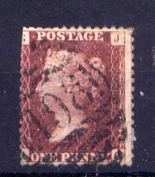 (1675) Großbritannien Nr.16 Platte:102        O  gestempelt