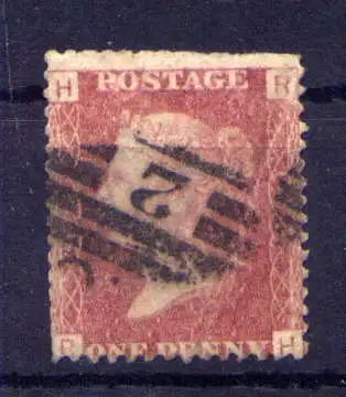 (1676) Großbritannien Nr.16 Platte:103        O  gestempelt