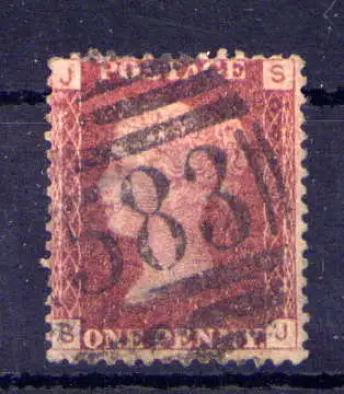 (1677) Großbritannien Nr.16 Platte:106        O  gestempelt