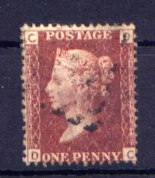 (1678) Großbritannien Nr.16 Platte:114        O  gestempelt