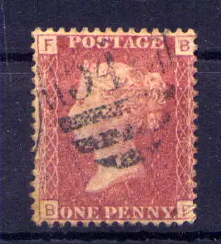 (1685) Großbritannien Nr.16 Platte:134        O  gestempelt