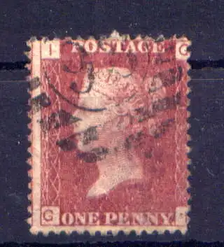 (1687) Großbritannien Nr.16 Platte:140        O  gestempelt