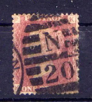 (1689) Großbritannien Nr.16 Platte:148        O  gestempelt