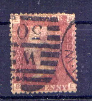 (1690) Großbritannien Nr.16 Platte:150        O  gestempelt