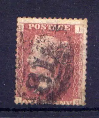 (1693) Großbritannien Nr.16 Platte:187        O  gestempelt