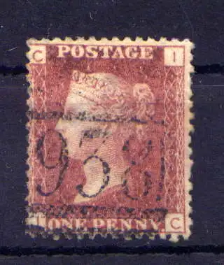 (1695) Großbritannien Nr.16 Platte:196        O  gestempelt