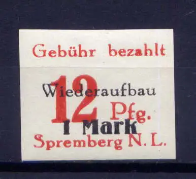 (240) Lokalausgabe Spremberg  Nr.18 B                   *  ungebraucht