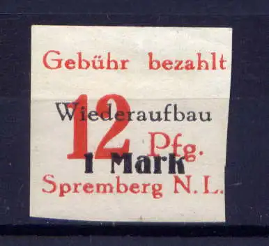 (242) Lokalausgabe Spremberg  Nr.18 B                   **  postfrisch