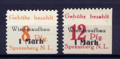 (243) Lokalausgabe Spremberg  Nr.19/20 A                   **  postfrisch