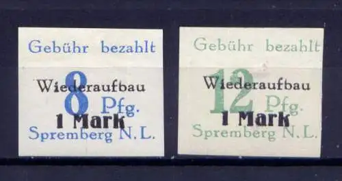 (247) Lokalausgabe Spremberg  Nr.21/2 B                   **  postfrisch