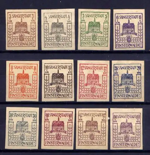 (250) Lokalausgabe Finsterwalde  Nr.1/12                   **  postfrisch