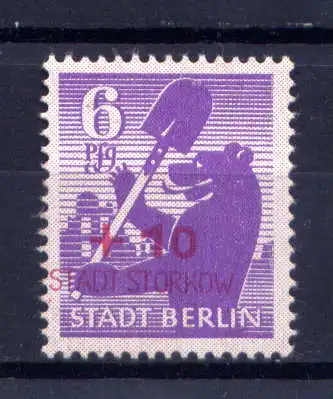 (266) Lokalausgabe Storkow  Nr.3                   **  postfrisch