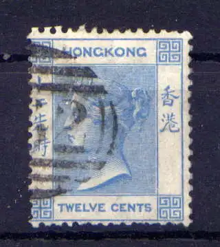 (051) Hongkong Nr.12 a                 O  gestempelt