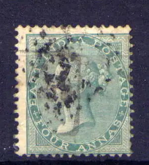 (412) Britisch-Indien Nr.16        O  gestempelt