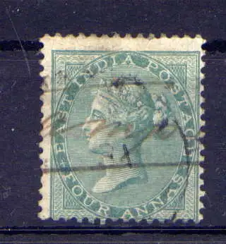 (419) Britisch-Indien Nr.21        O  gestempelt