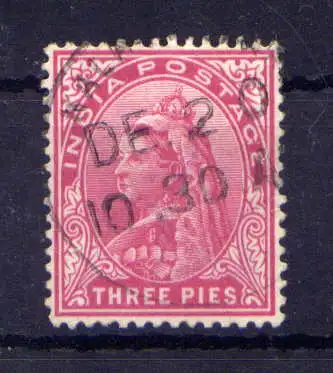 (428) Britisch-Indien Nr.49        O  gestempelt