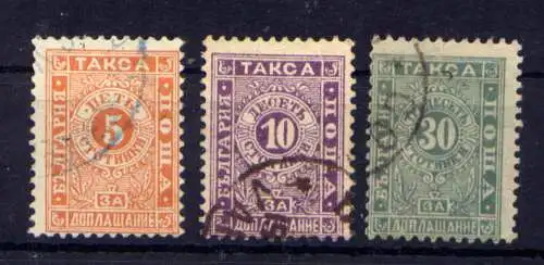 (1097) Bulgarien Porto Nr.13/5                   O  gestempelt