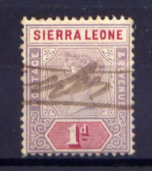 (015) Sierra Leone Nr.25                   O  Handschriftlich