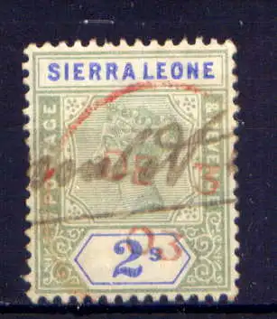 (021) Sierra Leone Nr.34                   O  Handschriftlich