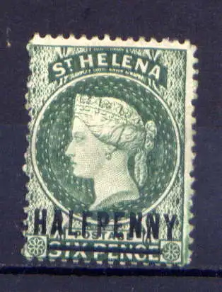 (002) St.Helena Nr.13                   O  gestempelt