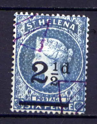 (005) St.Helena Nr.16                   O  gestempelt