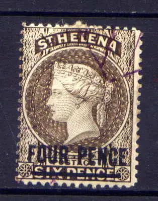 (007) St.Helena Nr.18                   O  gestempelt