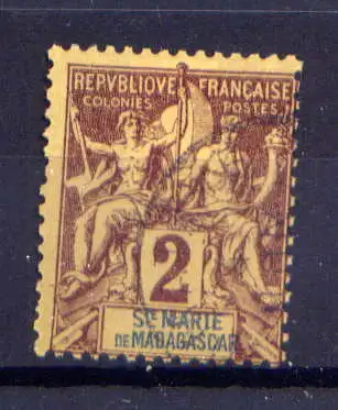 (002) St.Marie von Madagaskar Nr.2                   O  gestempelt
