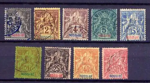 (001) Nossi Be ex.Nr.26/36                   *  ungebraucht + O  gestempelt