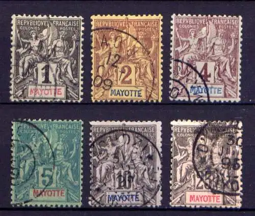 (001) Mayotte ex.Nr.1/8                   O  gestempelt