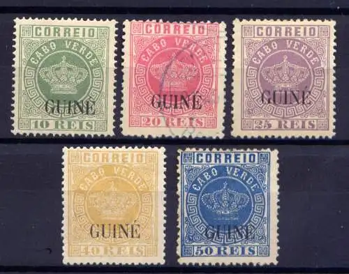 (003) Portugiesisch Guinea Nr.10/4                   O  gestempelt + *  ungebraucht