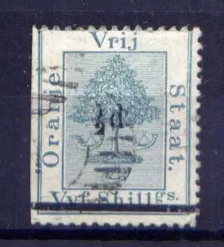 (014) Oranjefreistaat Nr.7                   O  gestempelt 