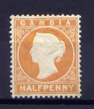 (001) Gambia Nr.5                   (*)  ohne Gummierung
