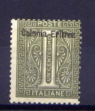 (001) Italienisch - Eritrea Nr.1                   *  ungebraucht