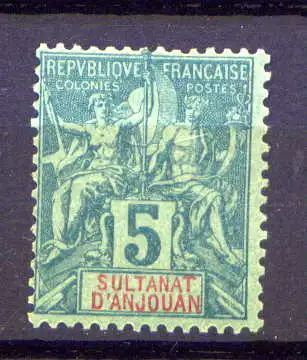 (003) Anjouan Nr.4                   *  ungebraucht