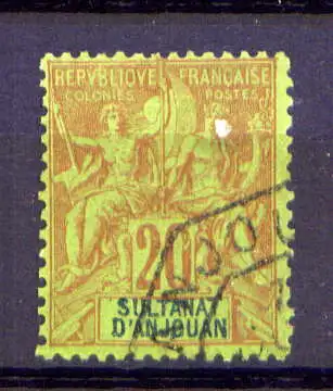 (004) Anjouan Nr.7                   O  gestempelt