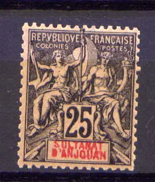 (005) Anjouan Nr.8                   *  ungebraucht