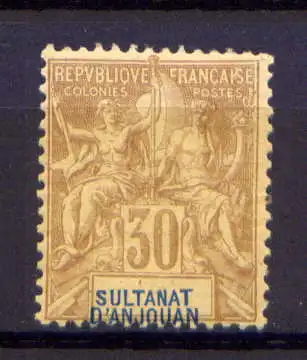 (006) Anjouan Nr.9                   *  ungebraucht