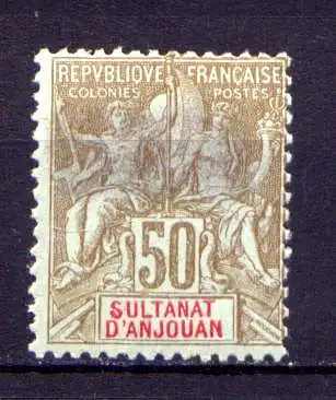 (011) Anjouan Nr.19                   *  ungebraucht