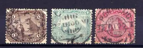 (298) Ägypten Nr.36/8 x                   O  gestempelt