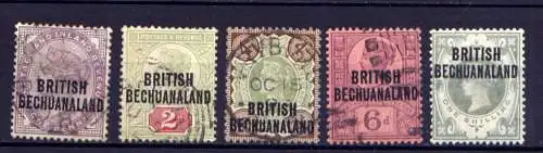 (015) Betschuanaland Nr.40/4                   O  gestempelt + *  ungebraucht