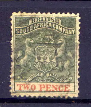 (040) Britische Südafrika - Gesellschaft Nr.17         O  gestempelt