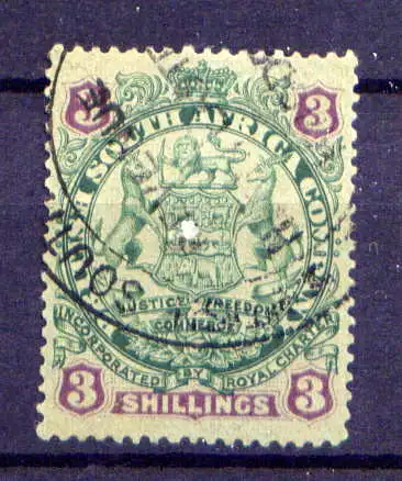 (051) Britische Südafrika - Gesellschaft Nr.35         O  gestempelt